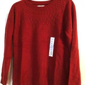 Croft and Barrow Red Sweater